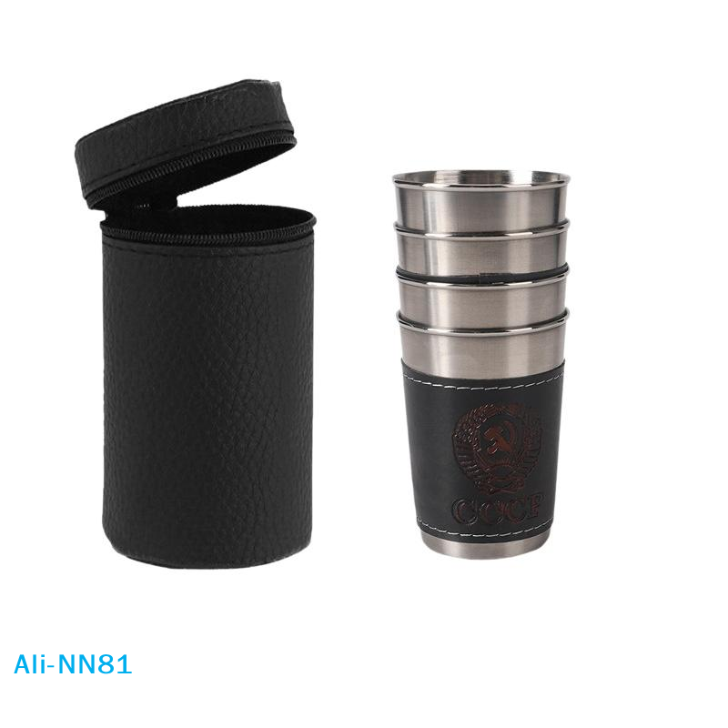 Wine N Beer - 【N】4 Buah/Set Cangkir Perjalanan Luar Ruangan