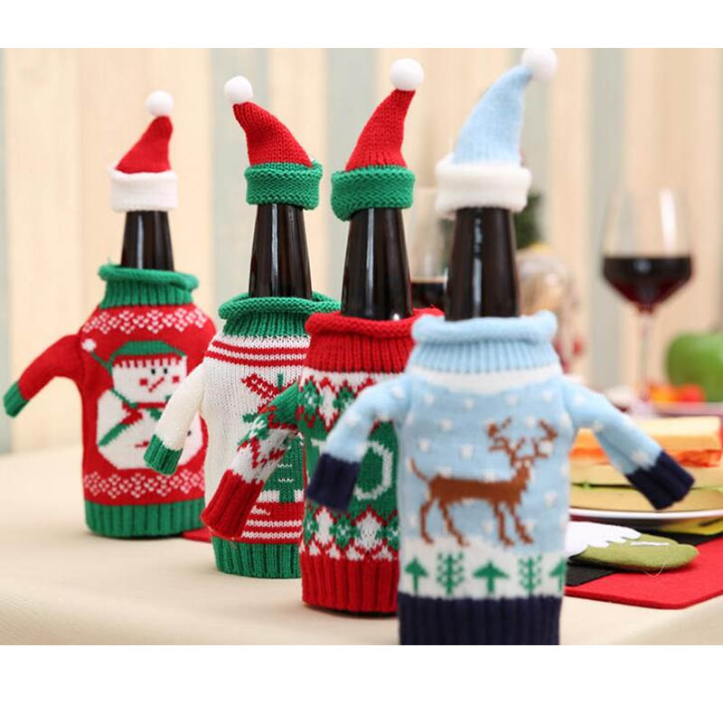 Wine N Beer - Natal Menghias Anggur Merah Bir Merajut
