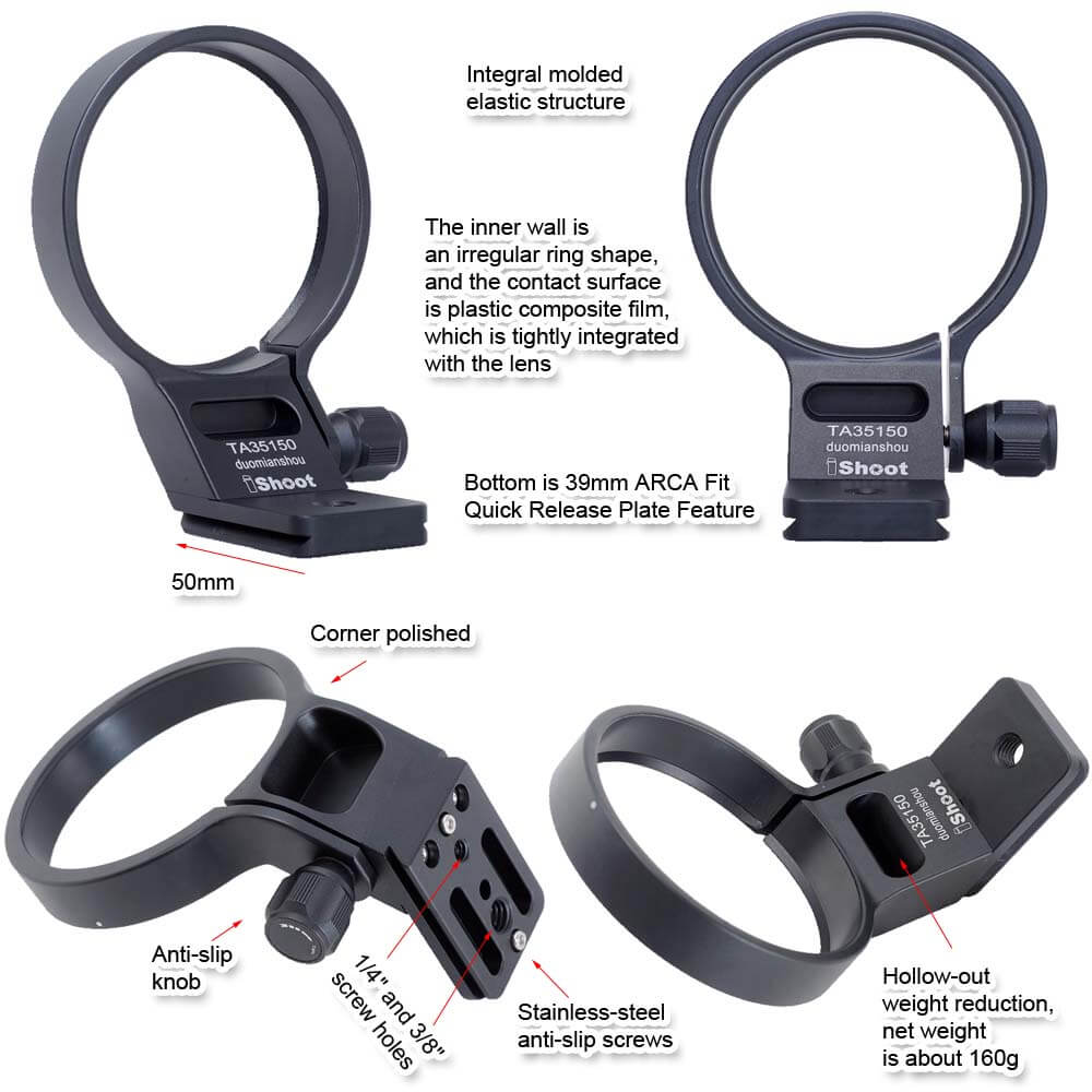IShoot Lens Collar untuk Tamro - Wine Xd ulasan dan harga