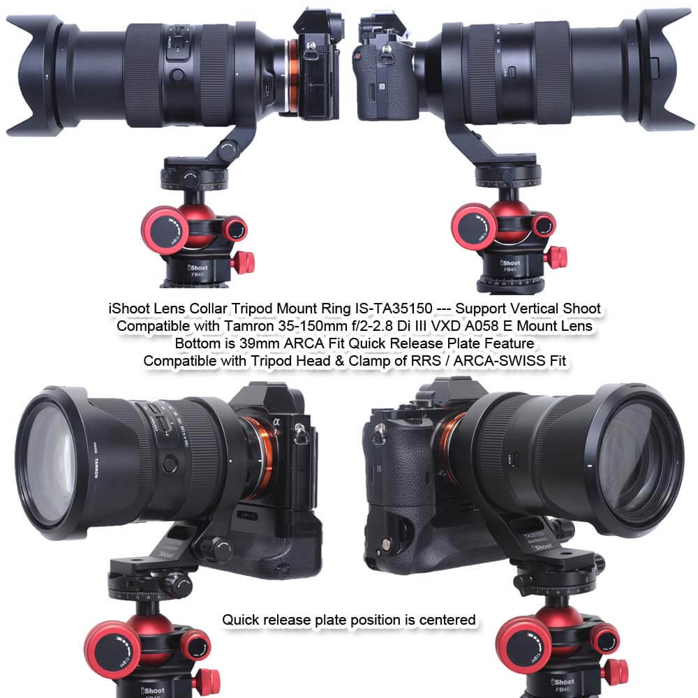 IShoot Lens Collar untuk Tamro - Wine Xd ulasan dan harga