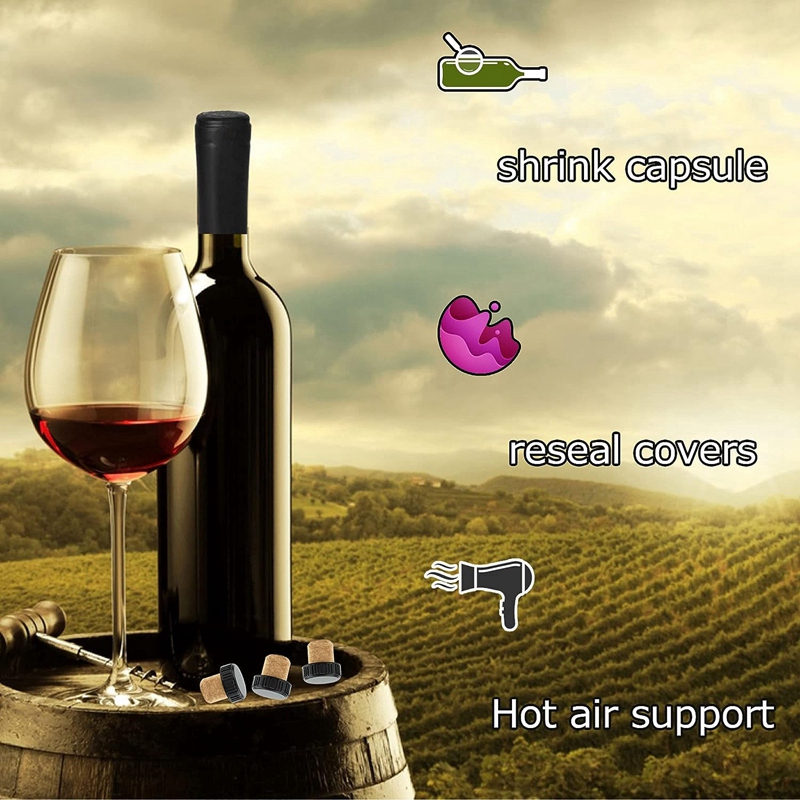 Segel Botol Anggur Caps Wrap 5 - Wine & Beer Packages ulasan dan harga