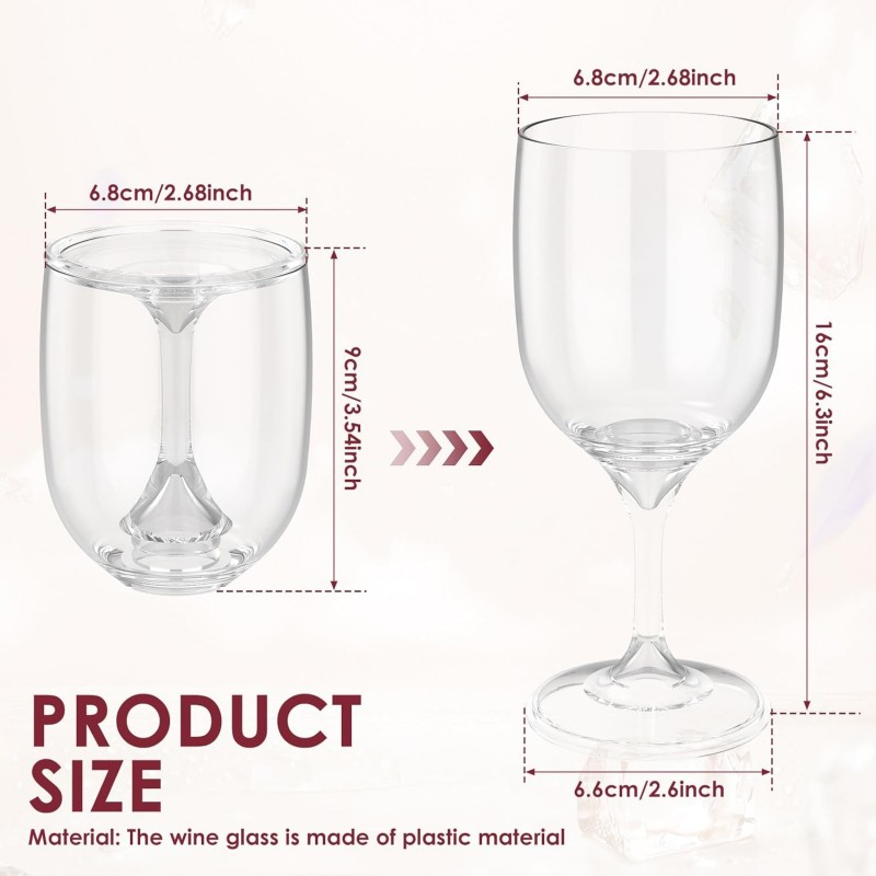 Gelas Anggur Lipat Transparan  - Wine & Beer Packages ulasan dan harga
