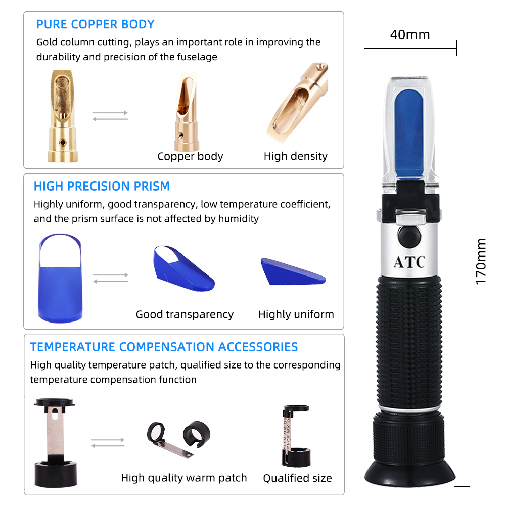Refraktometer bir Wort Dual 0- - Wine N Beer ulasan dan harga