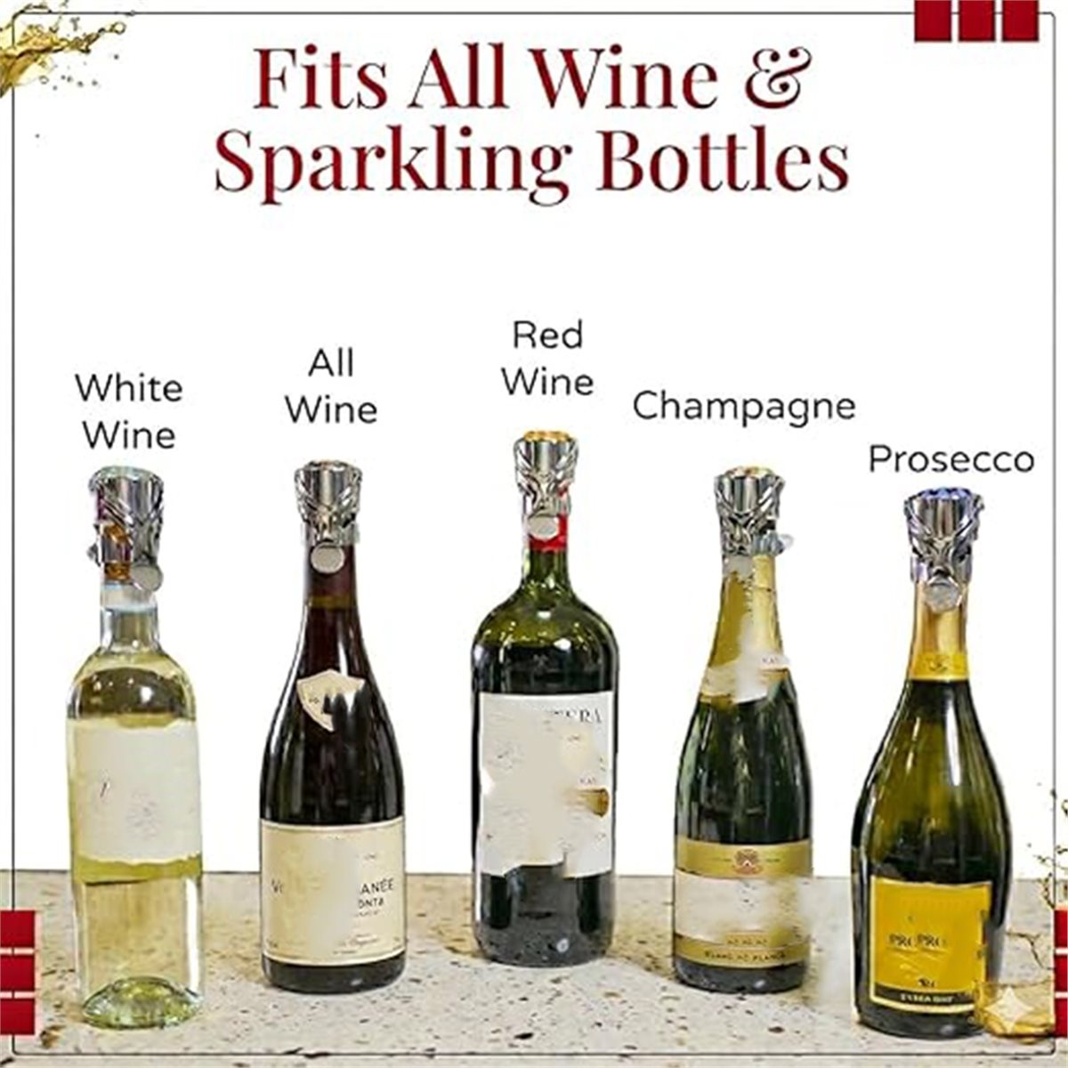 (A02R] 2 Buah Penutup Botol An - Wine & Beer Packages ulasan dan harga