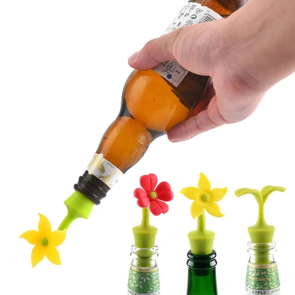 Penutup Botol Anggur Silikon B - Wine Beer Red ulasan dan harga
