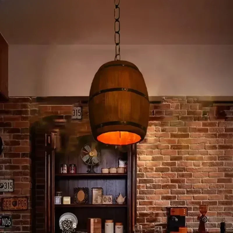 Lampu Rustic Vintage Chandelie - Wine & Beer Packages ulasan dan harga