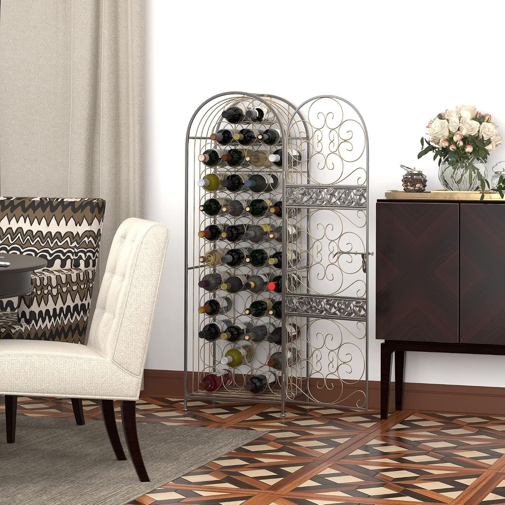 Rak Anggur Besi Tempa Antik Be - Wine & Beer Packages ulasan dan harga