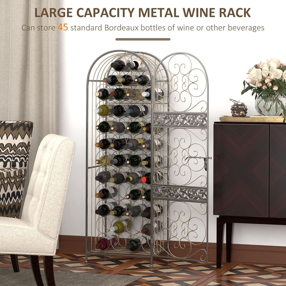 Rak Anggur Besi Tempa Antik Be - Wine & Beer Packages ulasan dan harga